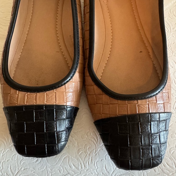 INC Brown Jenaya Square Toe Slip On Flats Shoes - Picture 5 of 6